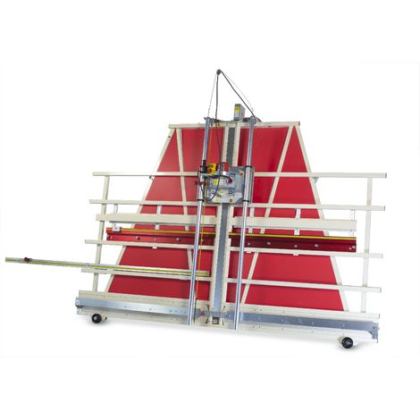 Scie à panneaux verticale 4050x1650mm – Capacité de coupe 45mm – Moteur 1,65kW – Pour bois dur et plastique – SSCH5V3
