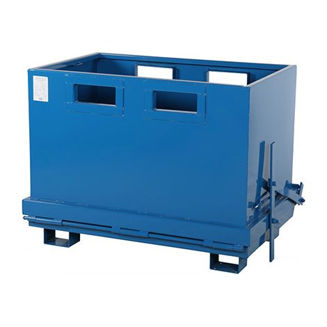 Conteneur à fond ouvrant - 700 litres - Charge max 1000kg - Dimensions : 1200x800x900mm - 2017018070 (1/4)