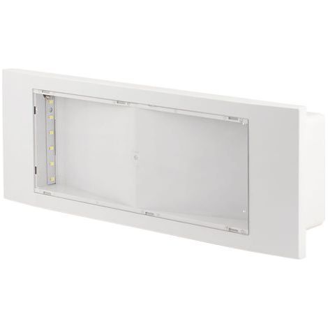 LAMPADA EMERGENZA DA PARETE 'SE' '300 SE' 2W / led - cm.29,3 x 10,2 x 5,5 - 130 lumen