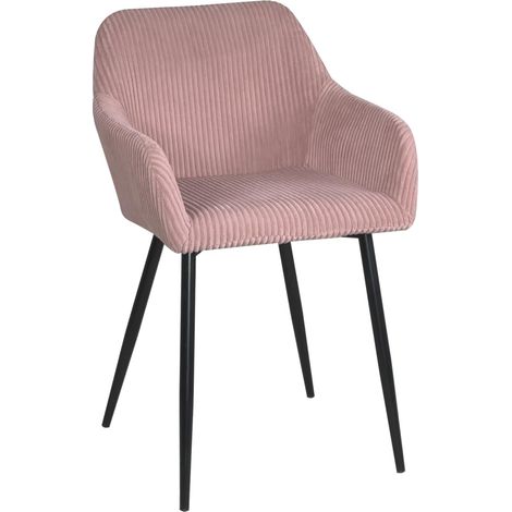Fauteuil Miro petit et confortable en velours côtelé - (Beige) (1/5)