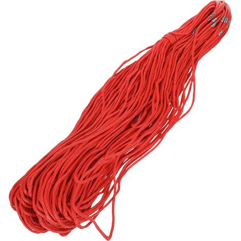 Ficelle en plastique rouge de 20 m pour les expériences scientifiques (1/5)
