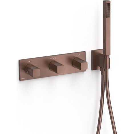 Robinet thermostatique encastré à 4 voies B-system Volcanic - TRES 30725401VO