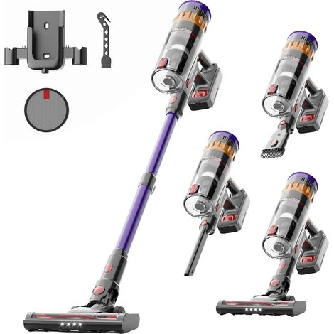 Lefant V1 Kabelloser 3-in-1-Hand- und Stielsauger, Starke Saugleistung 46000 Pa, Bis zu 40 Minuten Laufzeit, 3 einstellbare Geschwindigkeitsmodi, Touchscreen-Steuerung, Speziell für Tierhaare & versch (1/5)