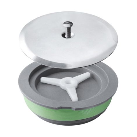 TAPPO AD ESPANSIONE PER SIFONI A PAVIMENTO PIATTELLO 125 MM- Diam. 90 - Piattello 125mm- BONOM- pezzi 1