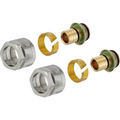 2 Stk. GEBERIT Mepla Anschlussverschraubung für Eurokonus 20 mm x 3/4 Zoll (Überwurfmutter) - 642.534.22.2