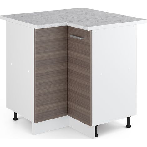 Angolo universale R-Line, Grigio, 75.6 cm con anta, con piano di lavoro, Vicco