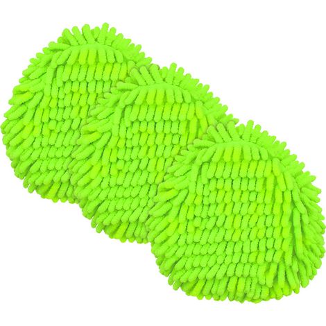 Lntyq Mikrofaser-Nachfüll-Moppköpfe, wiederverwendbare Moppköpfe, kompatibel mit Vileda Turbo 2 in 1 EasyWring&Clean Spin Mop, waschbaren Ersatztüchern (1/5)