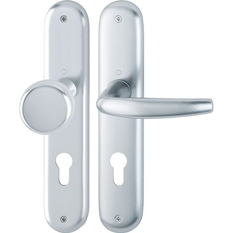 HOPPE® Wechselgarnitur mit Langschild Atlanta 53/273P/1530, Aluminium, 2791926 (1/2)