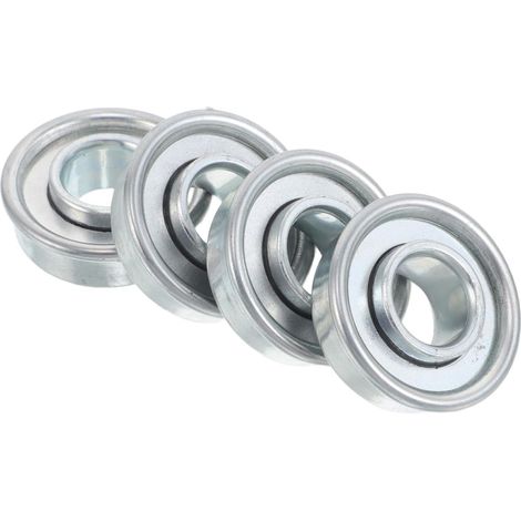 Roulements à Billes pour Roue de Tondeuse 4 Pièces en Acier Compatibles Gxv160/196/216, Montage et Arrière, Argenté, Rotation Fluide et Solide (1/5)