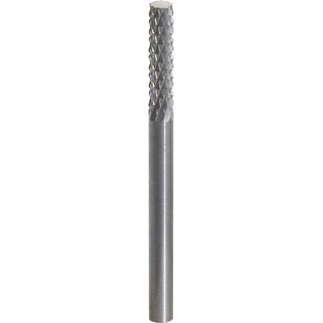 KS Tools HM Zylinder-Frässtift Form A ohne Stirnverzahnung, 3 mm