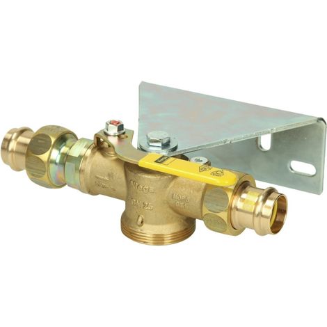 Robinet à bille pour compteur à gaz Profipress G douille à sertir 28 mm