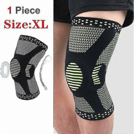 Attelle de genou professionnelle pour déchirure du ménisque, arthrite, sport, rotule, compression (1/4)
