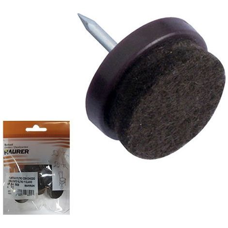 Cursore Marrone Con Feltro Ø20 (Blister 8 Unità) (1/2)