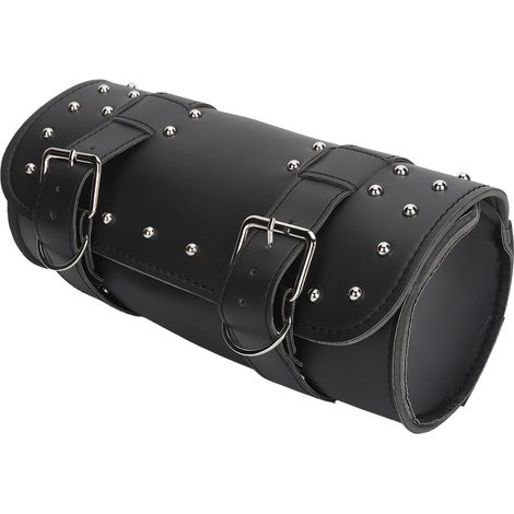 Sacoche Moto Universelle Étanche Cuir Synthétique Vintage Sacoche de Réservoir Arrière (1/5)