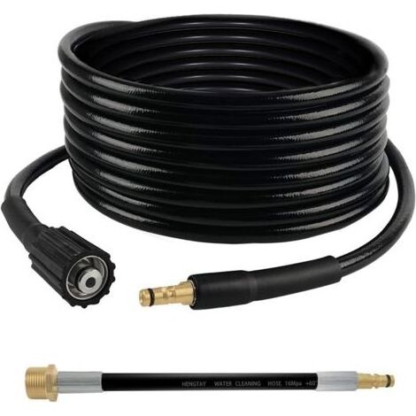 Tuyau de nettoyage haute pression 6m – Compatible Karcher K2 K3 K4 K5 K6 K7 – Revêtement caoutchouc durable – Pression 400 bar – Grid Cool (1/5)