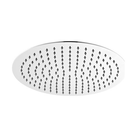 SOFFIONE DOCCIA TONDO ULTRA SLIM ACCIAIO INOX- Diam. 200 mm- DH- pezzi 1