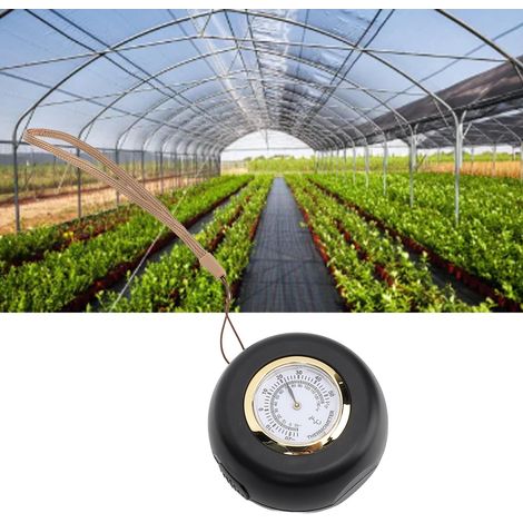 Manuelles Temperatur- und Lichtmessgerät mit Luxmeter-Zeiger für Gewächshäuser, Zimmerpflanzen und Labore (1/5)
