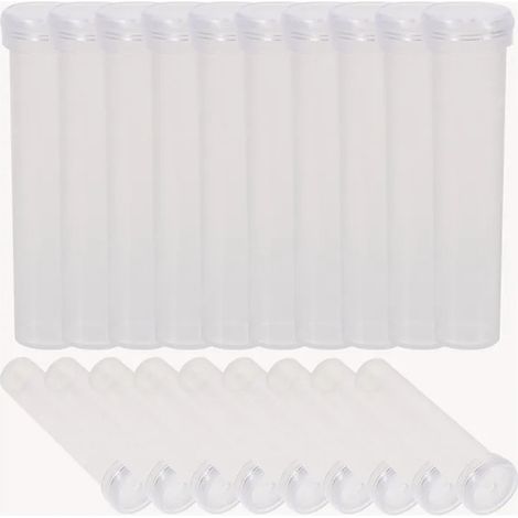 Tubes eau en plastique transparent pour fleurs 100 pices