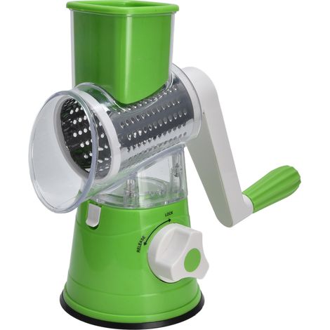 Râpe à fromage multifonctionnelle - Râpe manuelle avec lame et barillet pour fruits et pommes de terre
