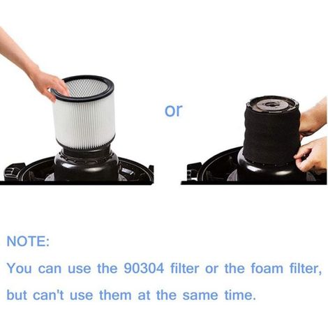 Filtre En Mousse - Diamètre 160 Mm Hauteur 150 Mm - Pour Aspirateurs Atelier 5 À 16 Galons - 30 Pièces (1/5)