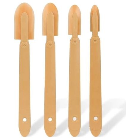 outil joint silicone,lisseur joint silicone,joint salle de bain outils,4 Tailles Caulking Tool Multifonctionnel Caulking Spatula Applicateur pour Carrelage Brique Cuisine Salle Bain (1/4)
