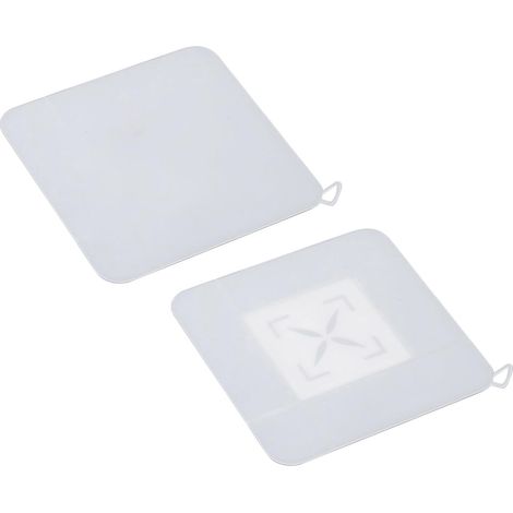 Lot de 2 tapis de siphon de sol universels en silicone - Anti-odeurs - Pour cuisine, salle de bain et linge (1/5)