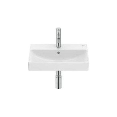 LAVABO COMPACTO MURAL O PARA SEMIPEDESTAL 500X360 CON JUEGO FIJACIÓN BLANCO