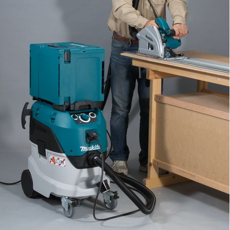 Makita – Aspirateur professionnel sec-humide 1400W – Dépression 210mbar – Capacité bac 30L – Pour chantiers humides et poussières fines - VC4210M