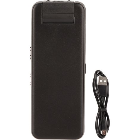 Mini caméra corporelle 1080p portable, enregistreur vidéo minuscule avec clip dorsal, lumière auxiliaire et détection de mouvement pour la maison et l'extérieur. (1/5)