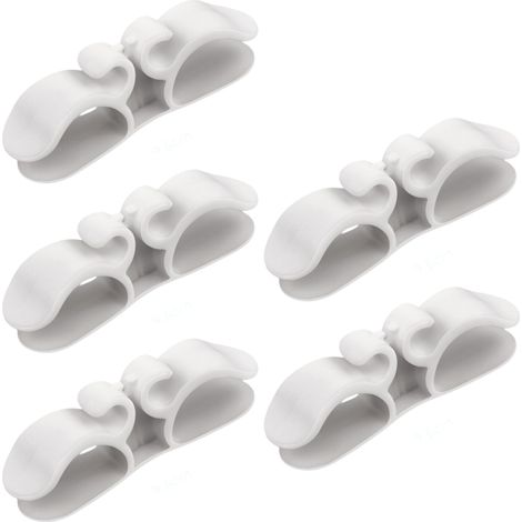 Organisateur de câbles de cuisine-Blanc-5ensemble de pièces (1/5)