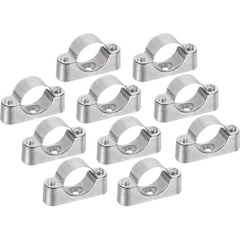 Lot de 10 Supports de Tuyau de 32 mm pour tuyaux en PVC, câbles et Fils (1/5)
