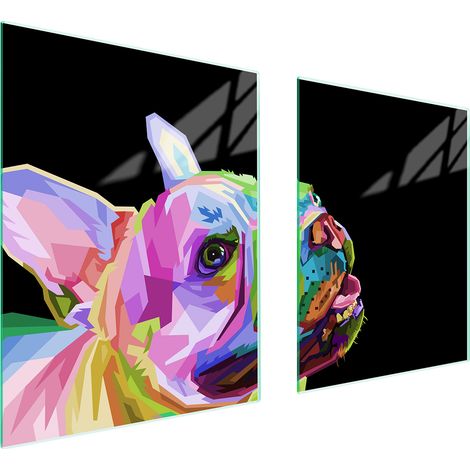 GLASSCHUTZPLATTE FÜR HERD 85x52 HUND (1/5)