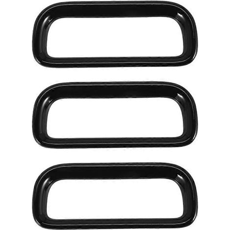 Lot de 3 voiture Hazard Emergency lampe cadre Warning lampe interrupteur cache Trim compatible avec Honda Vezel HR-V HRV 2021 2022 noir (1/5)