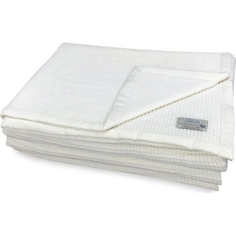 Coperta in Lana Kashmir e Merino – Estiva Leggera Nido Ape Matrimoniale 220×260 cm – Made in Italy (1/5)