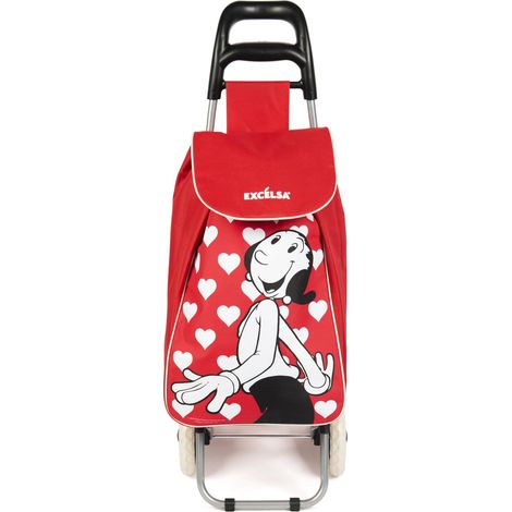 Excelsa Olivia Carrello Porta Spesa, Capacità 38 L, Sacca Rimovibile, Idrorepellente (1/3)
