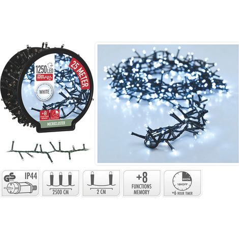 MICROCLUSTER 1250 LED LUZ BLANCA 20M. -