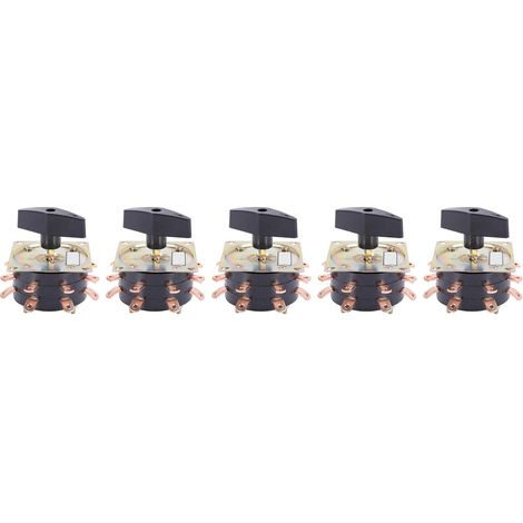 5X Welde Switch KDH-40/2-8 Contacteur 8 Bits 2 Phase 16 Pin 40A Commutateur de Machine de Soudure Aiguille en Cuivre Aiguille en Cuivre Plaqué Argent (1/5)