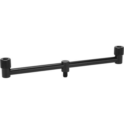 Angelrutenhalter aus Aluminiumlegierung, Angelrutenständer, Querstangenhalterung, 2 Halterungen, 25 cm (1/5)