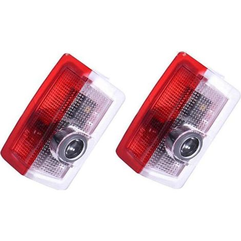 Liuer 2pcs Car LED Projector Ghost Shadow Logo Lamp 3D Light Car Entrance Lighting Welcome Laser Projector (1/4)