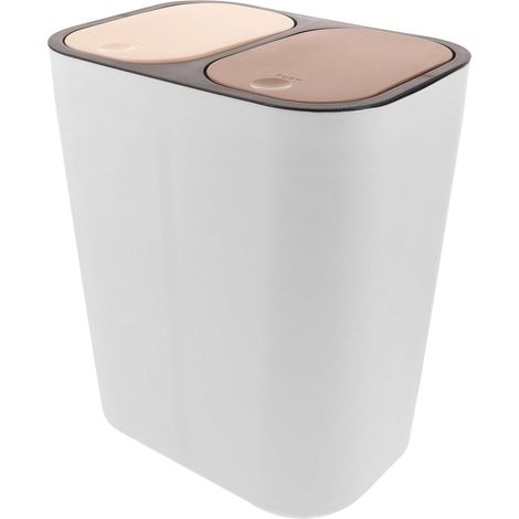 de cuisine en plastique à double compartiment avec 2 (1/5)