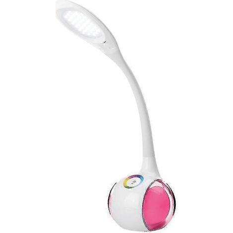 Lampe de bureau LED à couleurs changeantes - Lumière blanche LED tactile à intensité variable (256 couleurs) - Base sphérique (1/5)