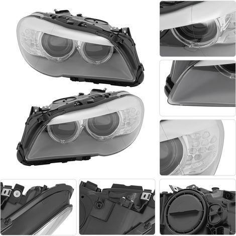2x Phares HID pour BMW Série 5 F10/F11 2009-2013, OE 63117271912, Remplaçant Direct, Gauche & Droite