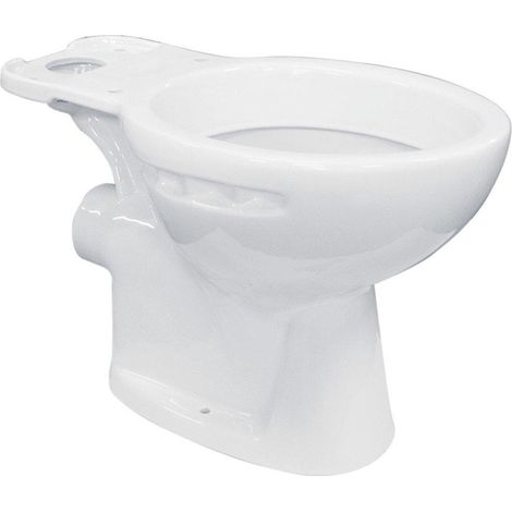 Go by Van Marcke cuvette autoportante 64x36x39 cm porcelaine blanc avec évacuation murale H(PK) 18 cm sans abattant