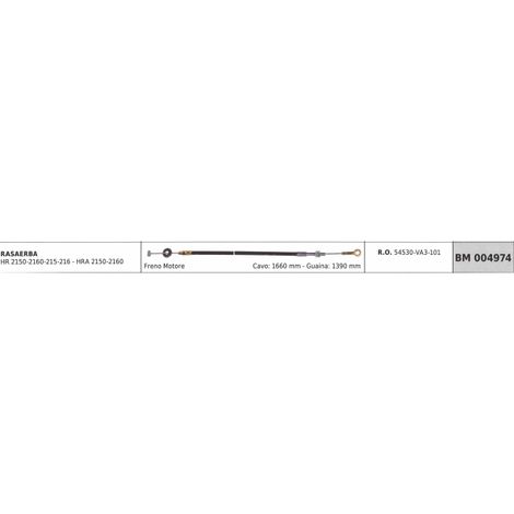 Motorbremskabel HONDA Rasenmäher HR 2150-2160-215 Kabel 1660 mm Ummantelung 1390 mm