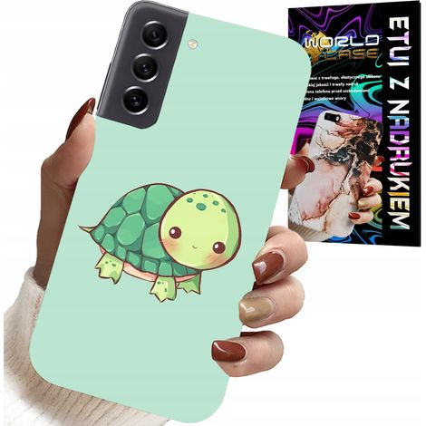 Coque pour Samsung Galaxy S21 - Motifs de tortues mignons pour enfants + verre (1/5)