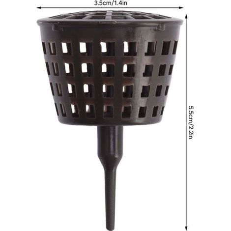 100pcs Paniers à engrais - Dosage précis Facile à planter - Jardinage intérieur et extérieur - Plastique avec couvercle (1/5)