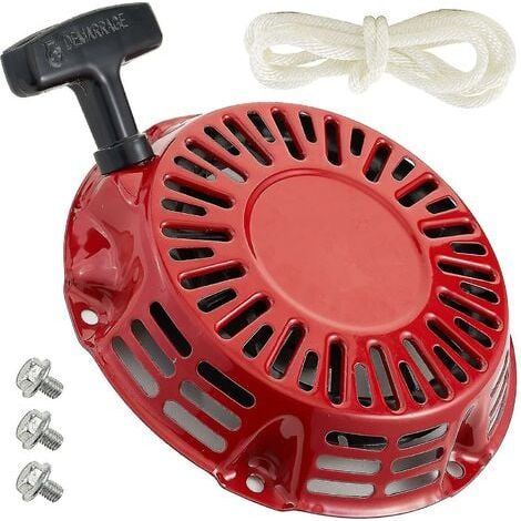 Gruppo avviamento a strappo Honda Gx120, Gx160, Gx200 (cricchetti a gancio) (1/4)