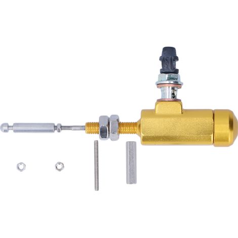 Pompe de frein de moto universelle M10 x 1.25mm, maître-cylindre d'embrayage hydraulique pour ATV Dirt BikeGold (1/5)