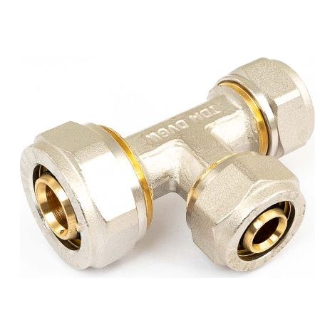 Té réduit à compression pour tube multicouche - diam 20-16-16 mm - BOUTTÉ
