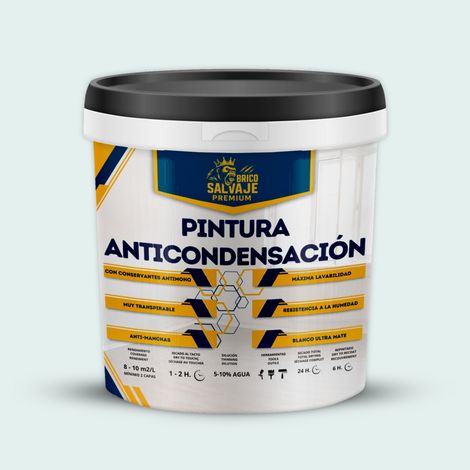 Pintura Anticondensación, Antihumedad, Conservantes Antimoho, Aislante Térmico, Acabado Mate, Repose 750 ML